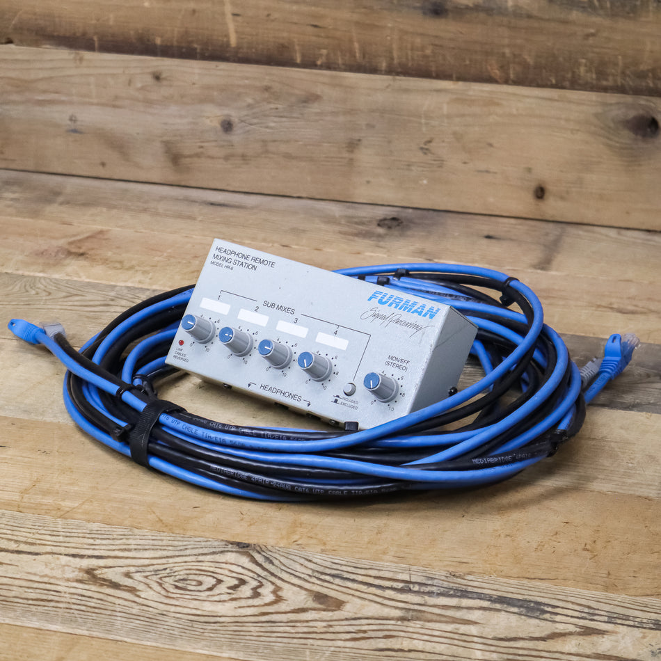 Furman HR-6 Personal Headphone Mixer with Cables
