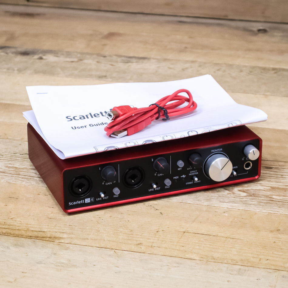 Focusrite Scarlett 2i4 (2nd Gen) USB Audio Recording Interface