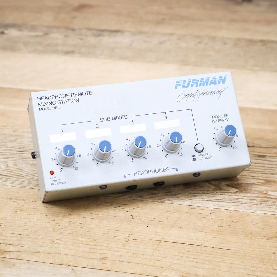 Furman HR-6 (HR6) Personal Headphone Mixer