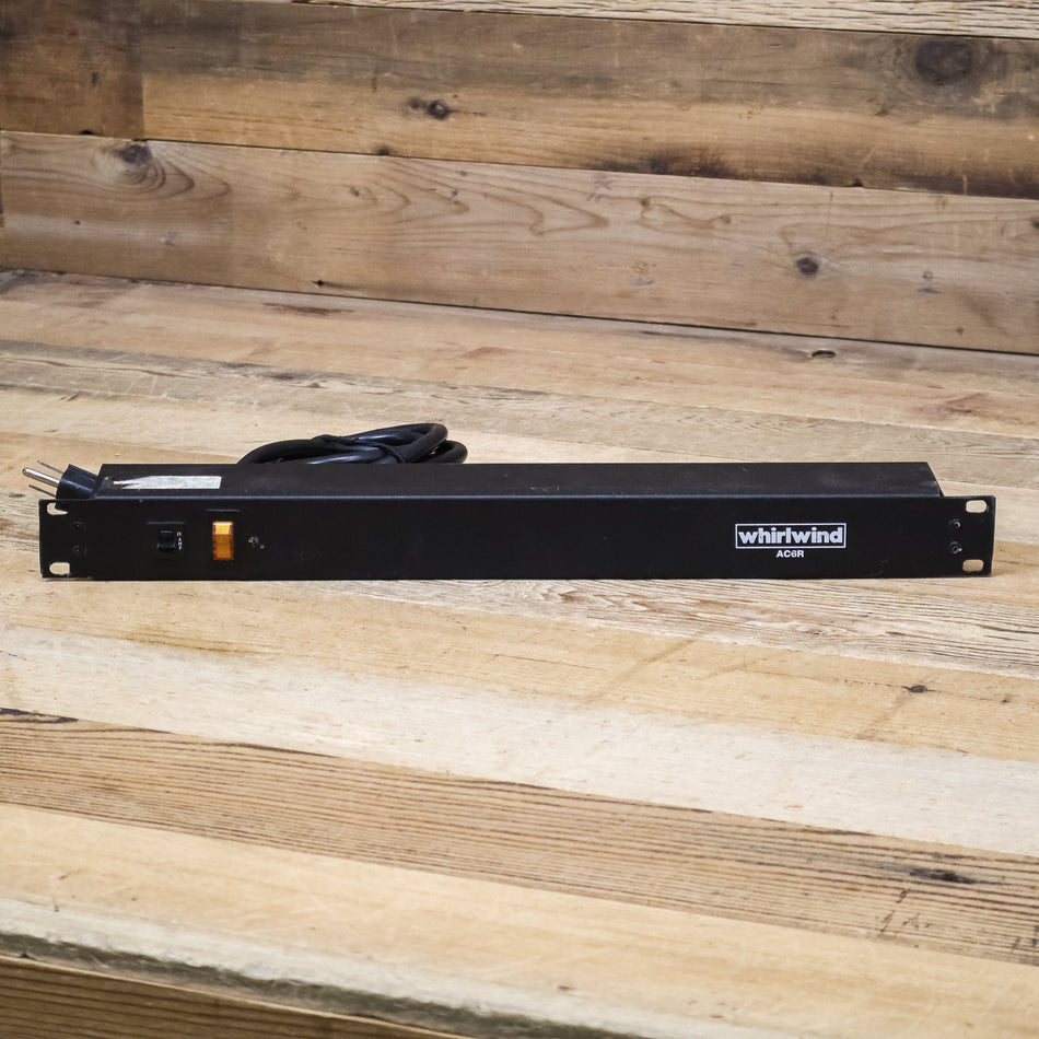 Whirlwind AC6R Rack Mount 6-Outlet Power Strip