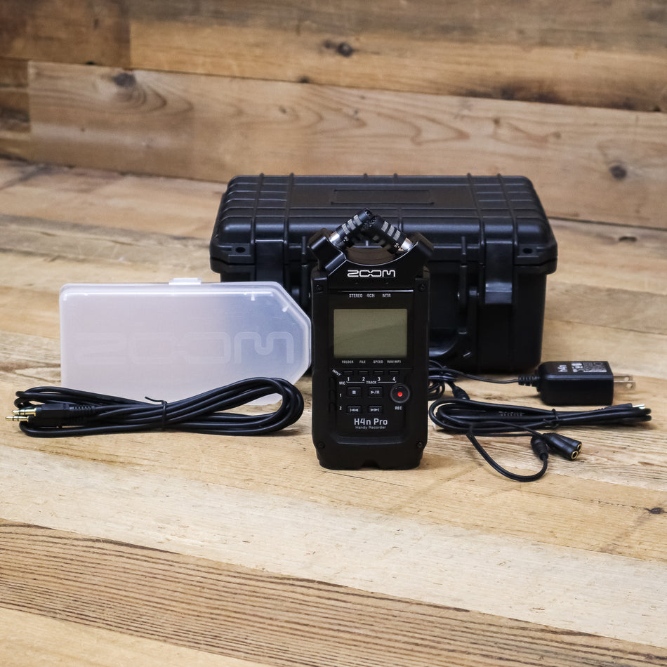 Zoom H4N Pro All Black Digital Handheld Recorder