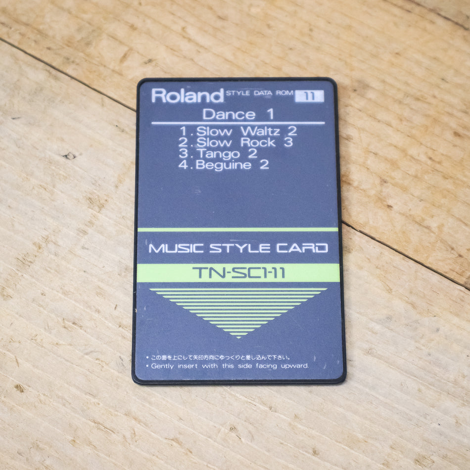 Roland TN-SC1-11 Dance 1 Sound Library Expansion Card