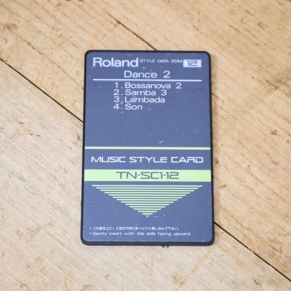 Roland TN-SC1-12 Dance 2 Sound Library Expansion Card