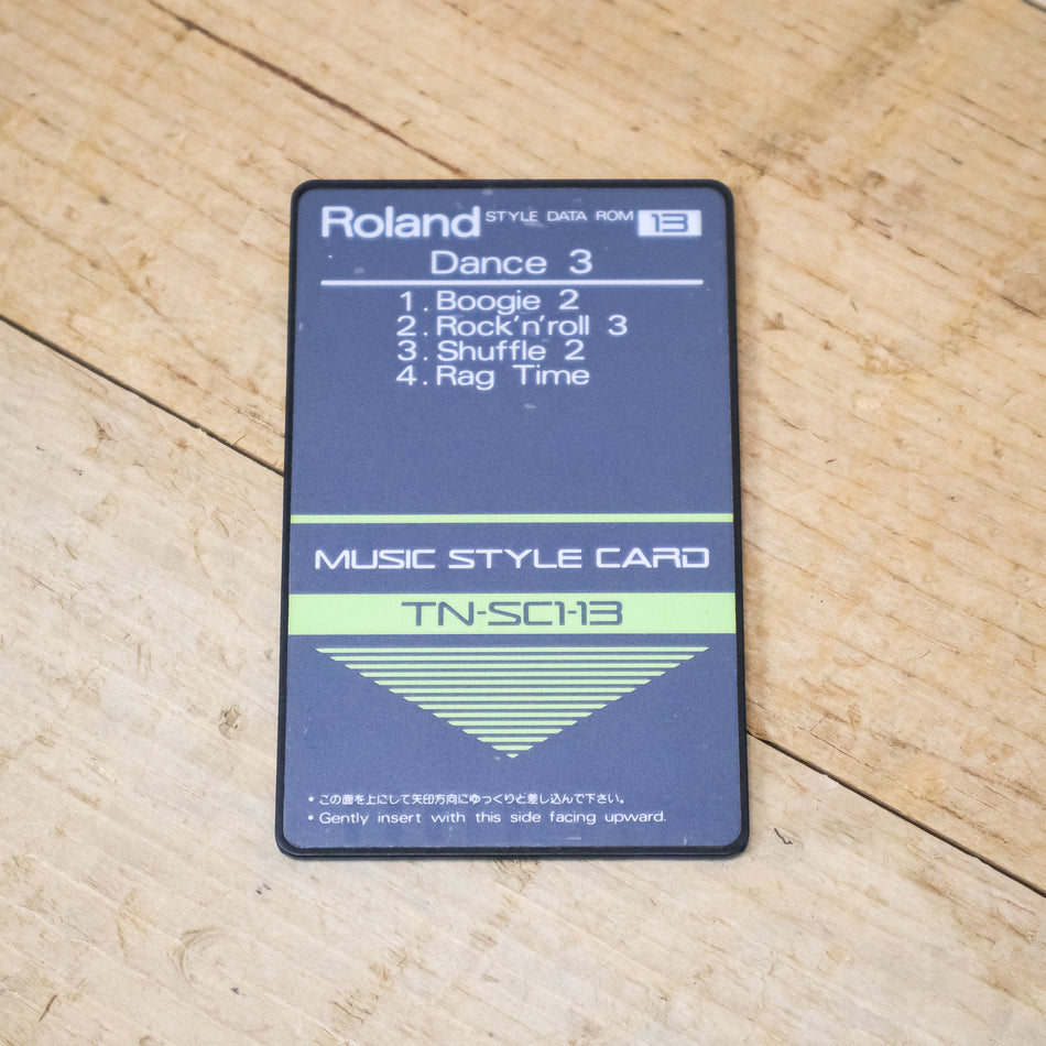 Roland TN-SC1-13 Dance 3 Sound Library Expansion Card