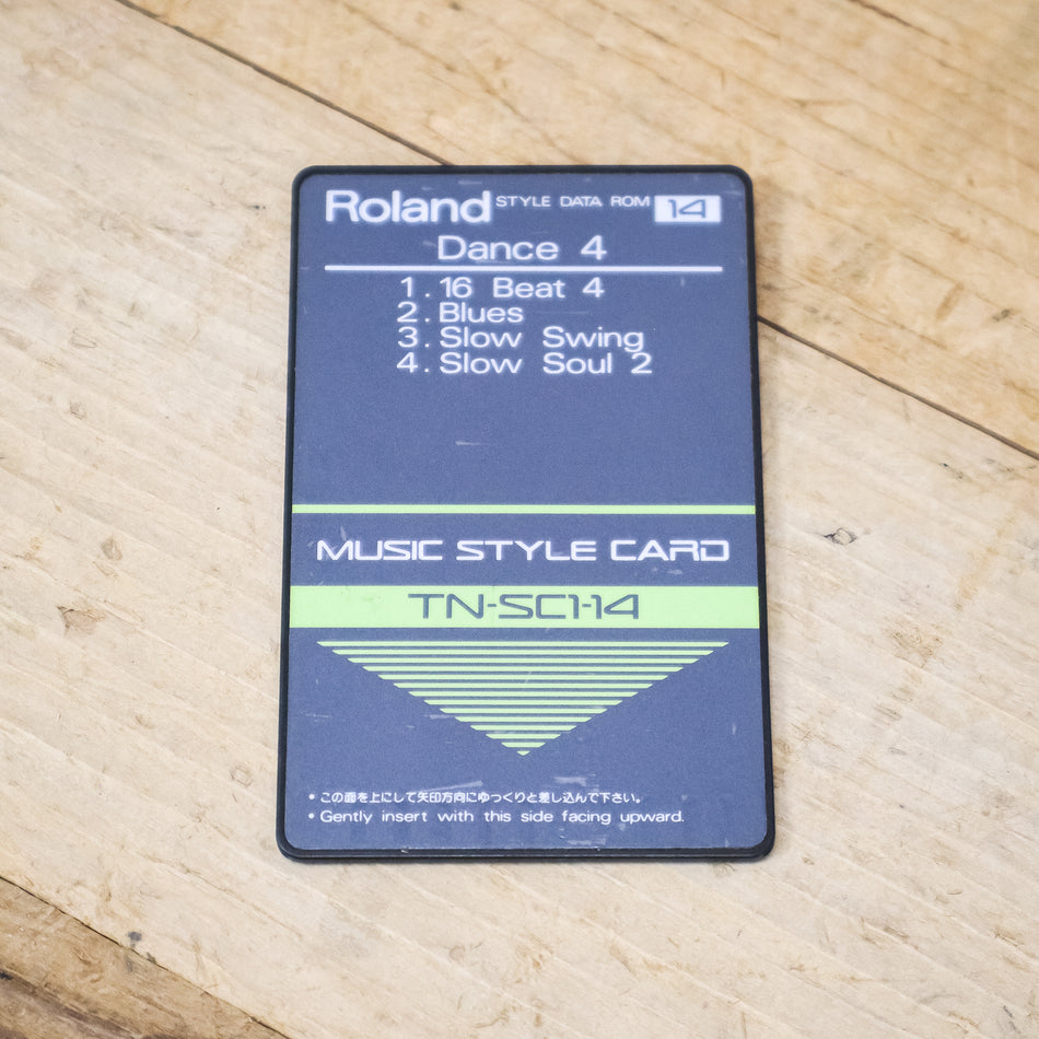 Roland TN-SC1-14 Dance 4 Sound Library Expansion Card