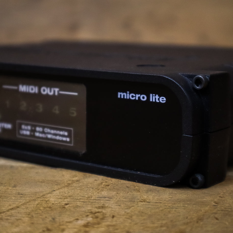 MOTU micro lite 5x5 USB Bus-Powered MIDI Interface