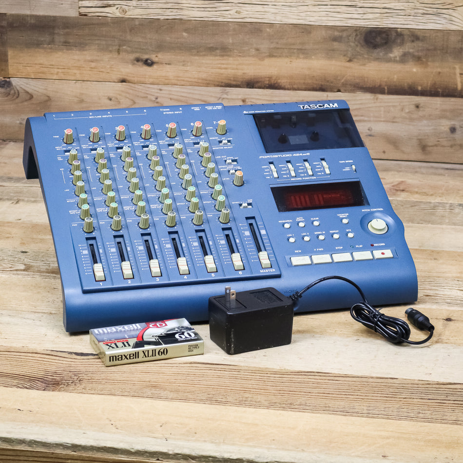 Tascam 424 MK3 Portastudio 4-Track Analog Tape Cassette Recorder