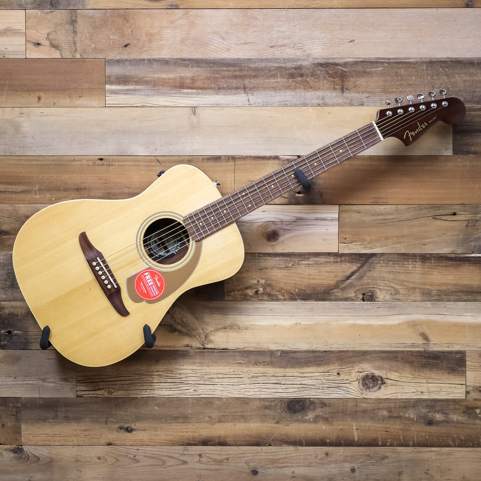 Fender Malibu Player Acoustic-Electric Guitar, Natural