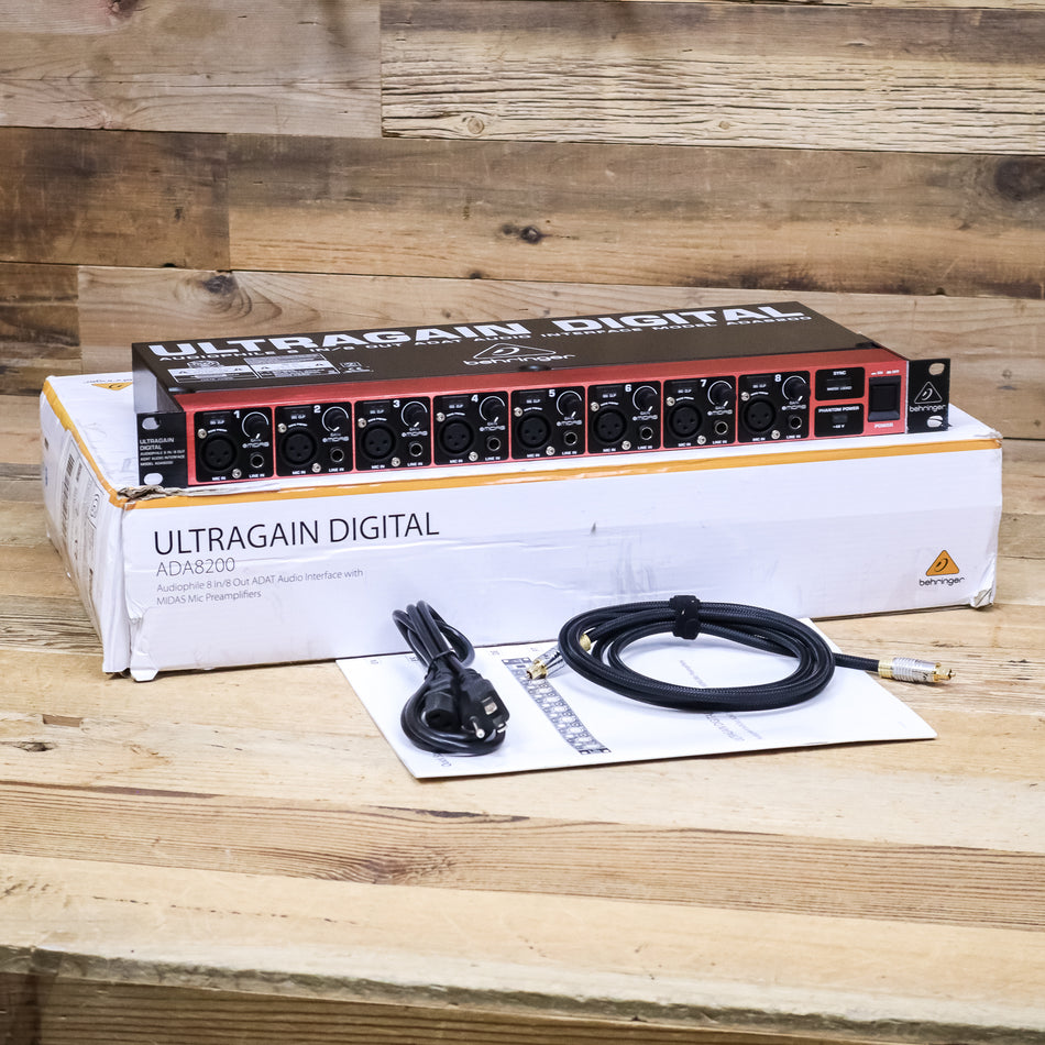 Behringer Ultragain Digital ADA8200 8-Channel ADAT Audio Interface