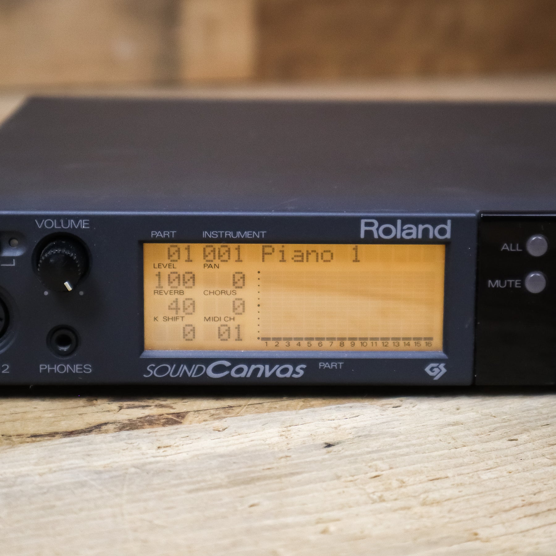 Roland SC−55mkⅡ sound canvas Roland SC-55mkII SC-55mk2 Sound Module Tested with adapter