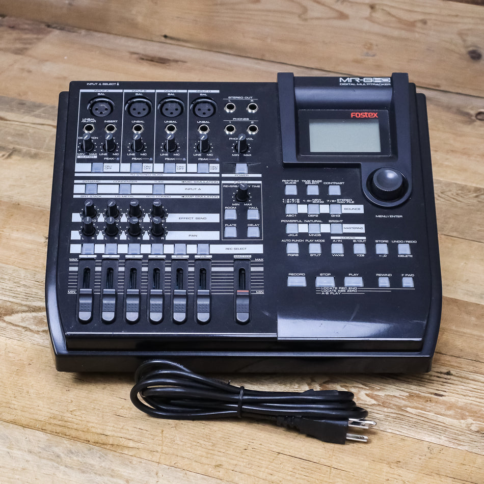 Fostex MR-8HD Digital Multitrack Recorder, Black