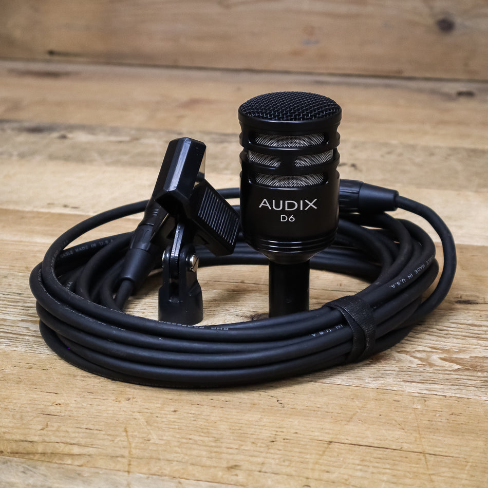 Audix D6 (D-6) Dynamic Instrument Microphone