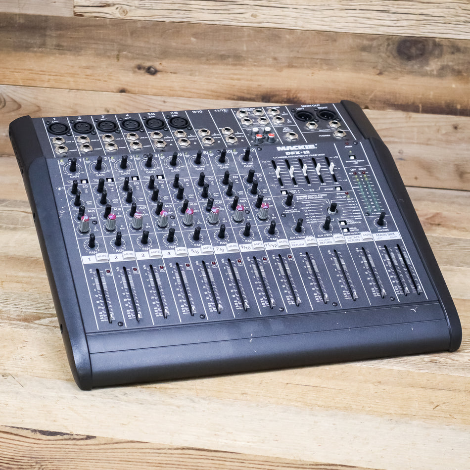 As Is Mackie DFX12 12x2 Analog Mixer with Effects