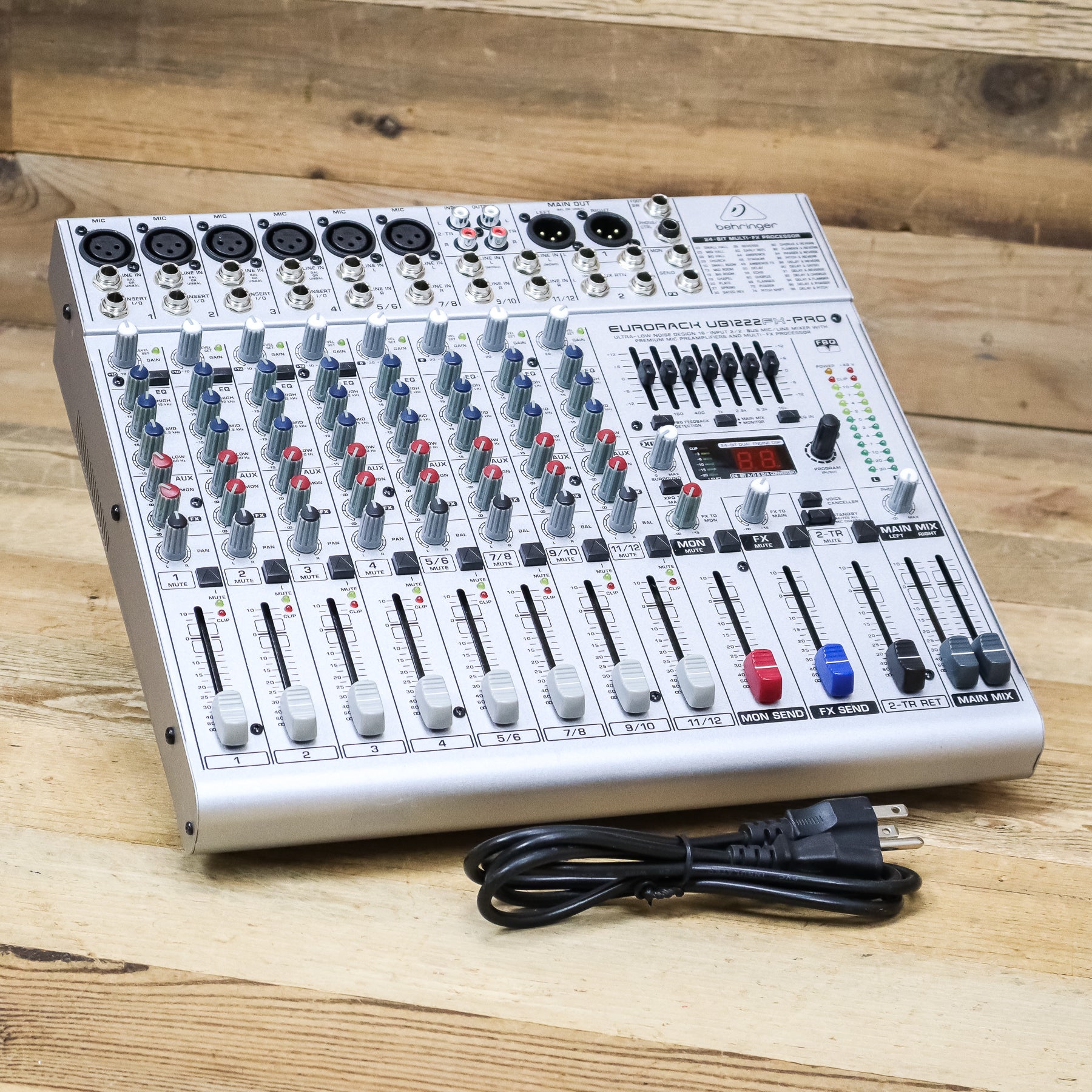 BEHRINGER　EURORACK UB1222FX-PRO　ミキサー Behringer Eurorack UB1222FX-PRO 12-Channel Mixer – Pixel Pro
