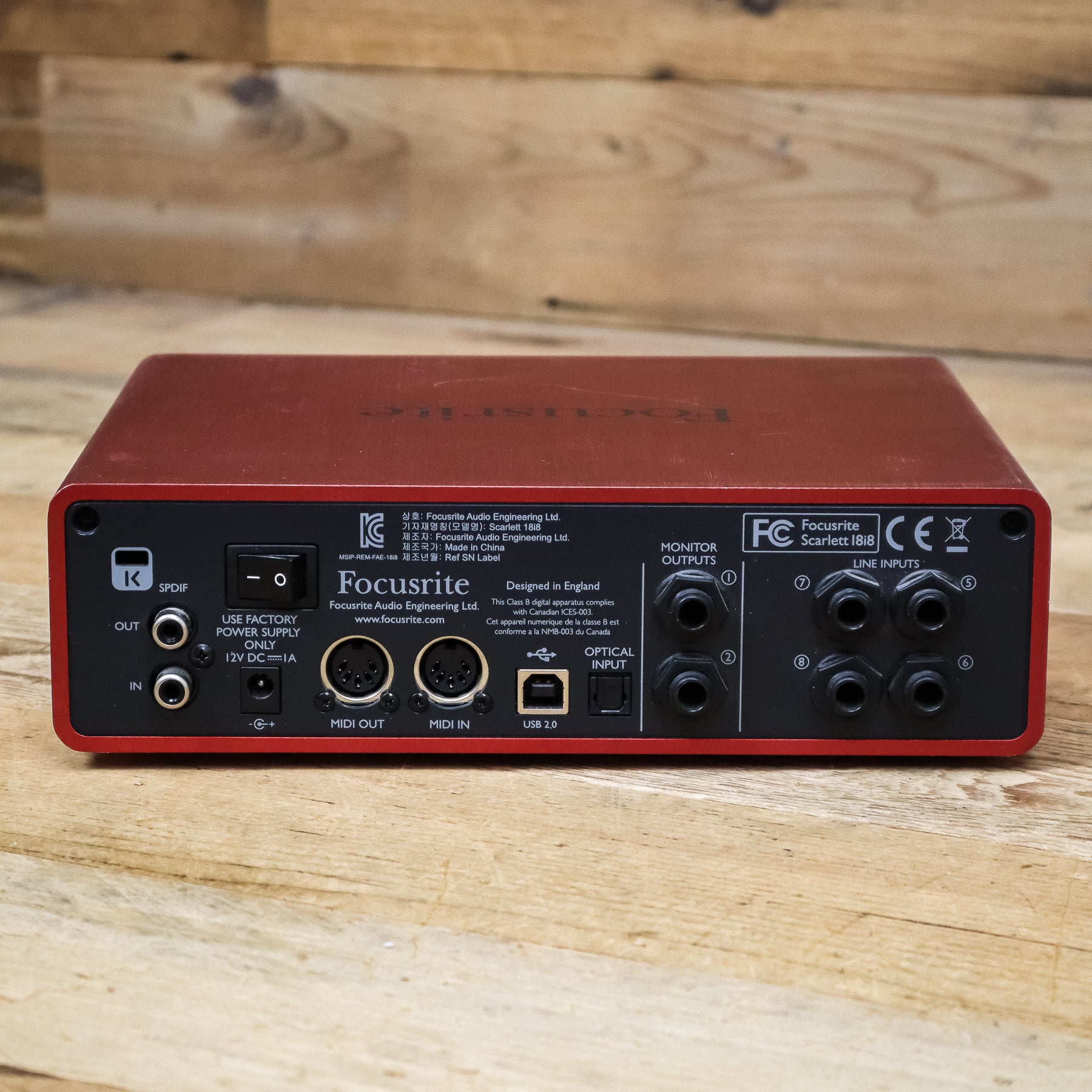 Focusrite Scarlett 18i8 USBオーディオインターフェース Focusrite Scarlett 18i8 USB Audio Interface Gen 3 | Music & Arts