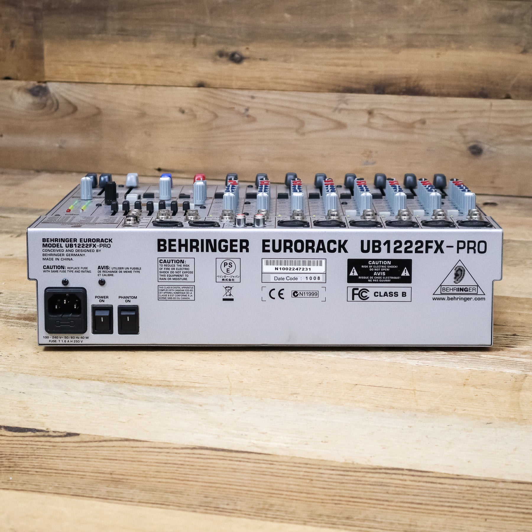 配信機器・PA機器・レコーディング機器 BEHRINGER EURORACK UB1222FX-PRO Behringer Eurorack UB1222FX-Pro 24 Bit Multi-FX Processor
