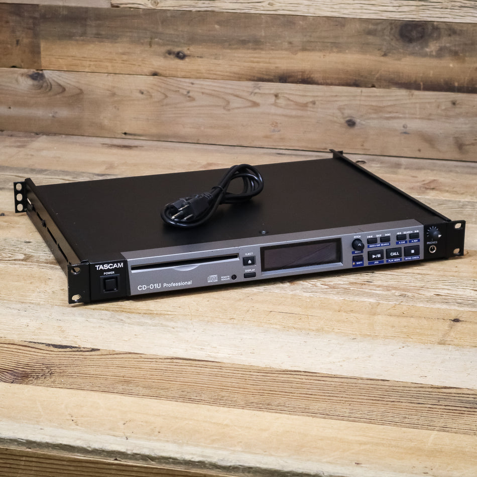 Tascam CD-01U 1-Rackspace CD Player