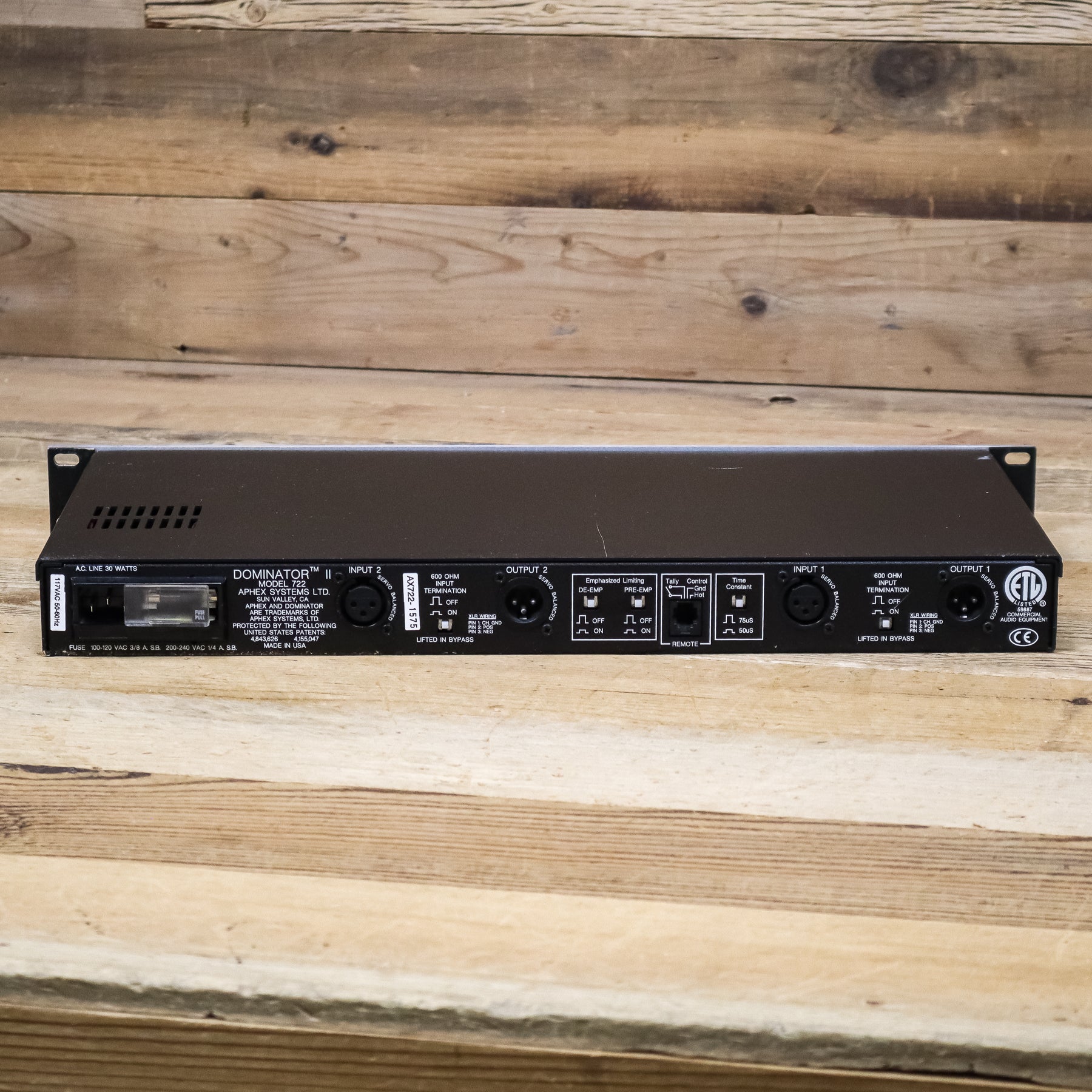 Aphex Dominator II 720 ピークリミッター　2台 APHEX DOMINATOR II Model 720 Multiband Peak Limiter (2