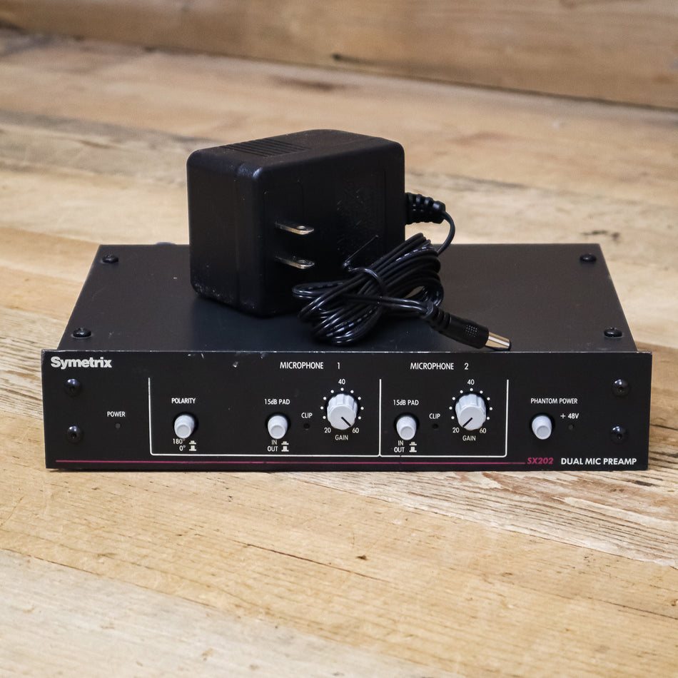 Symetrix SX202 (SX-202) Dual Microphone Preamplifier