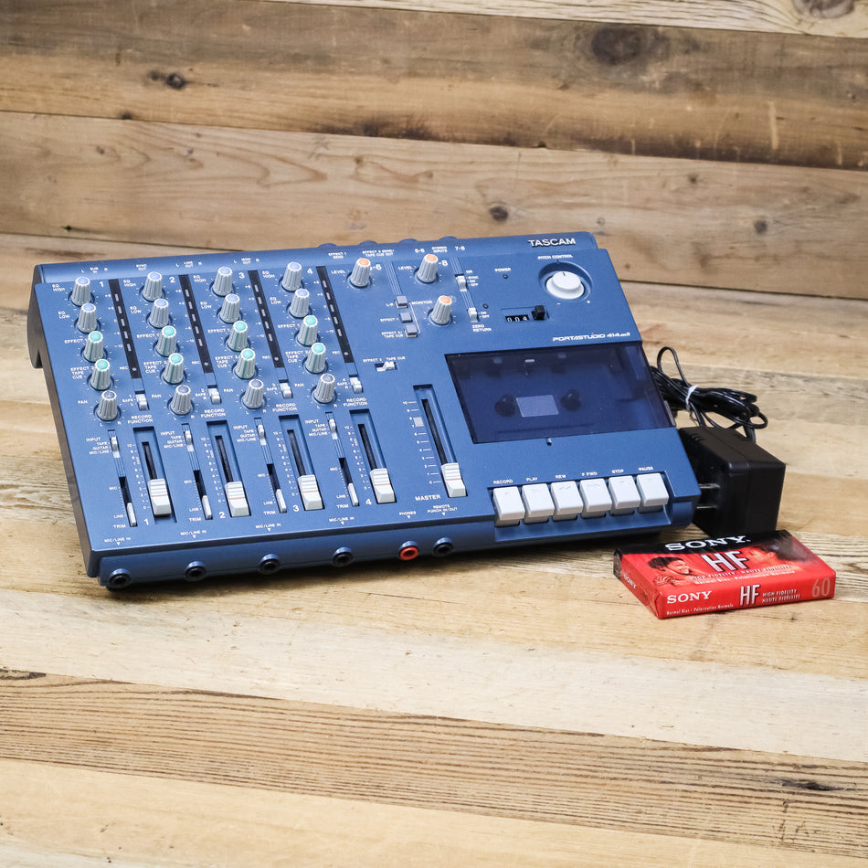Tascam Portastudio 414 MK2 Analog 4-Track Cassette Tape Recorder