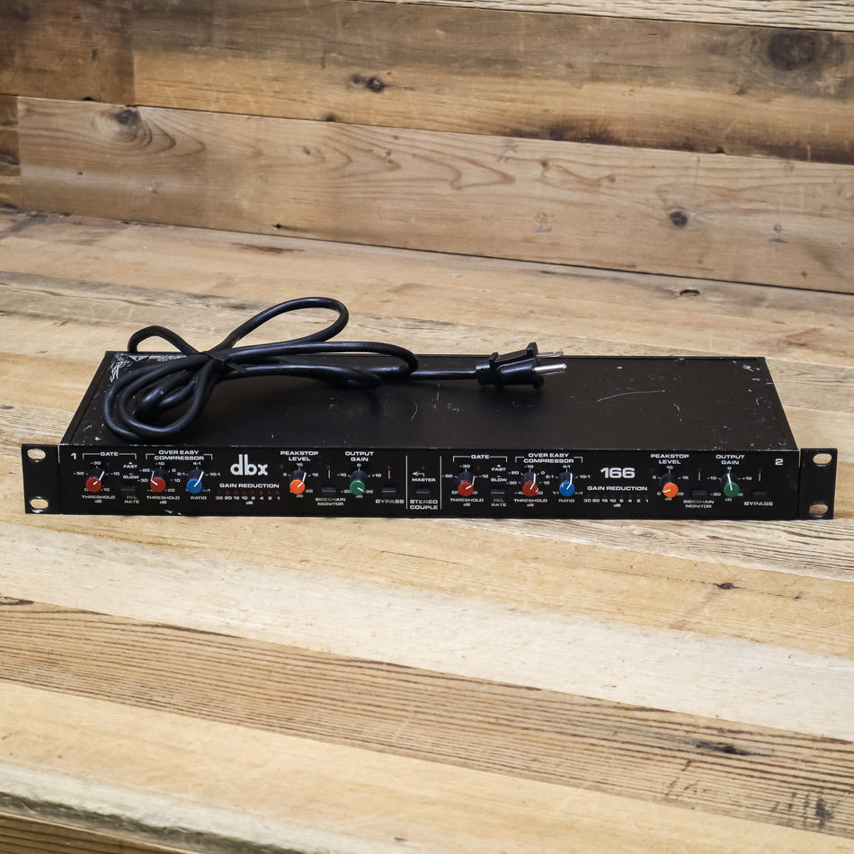 DBX 166 Vintage 2-Channel Stereo Compressor/Limiter