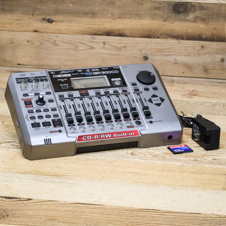 Boss BR-900CD (BR900CD) Digital 8-Track Multitrack Recorder