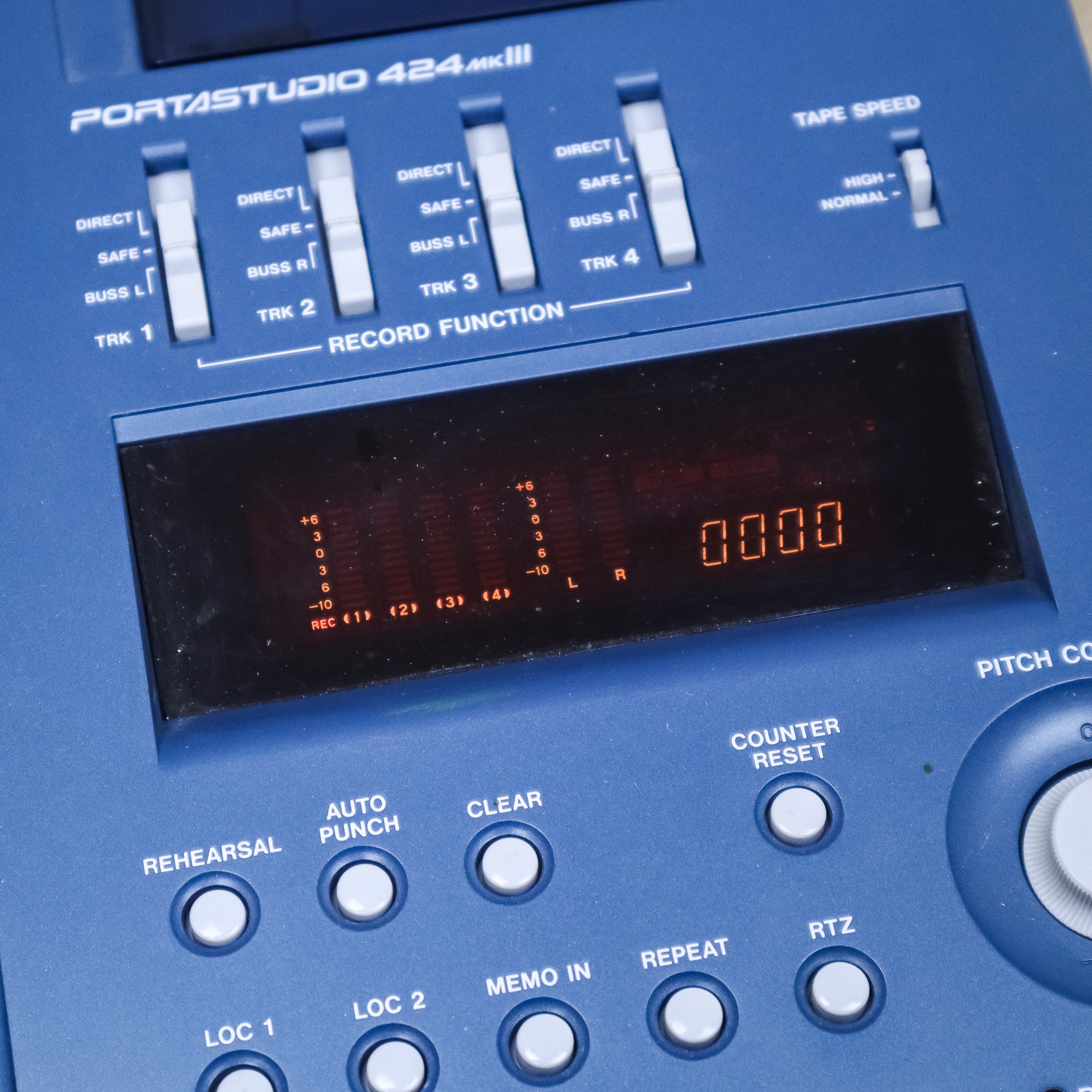 配信機器・PA機器・レコーディング機器 TASCAM PORTASTUDIO 424 MK III TASCAM 424 MKIII Portastudio 4 Track Recorder mk3, TESTED