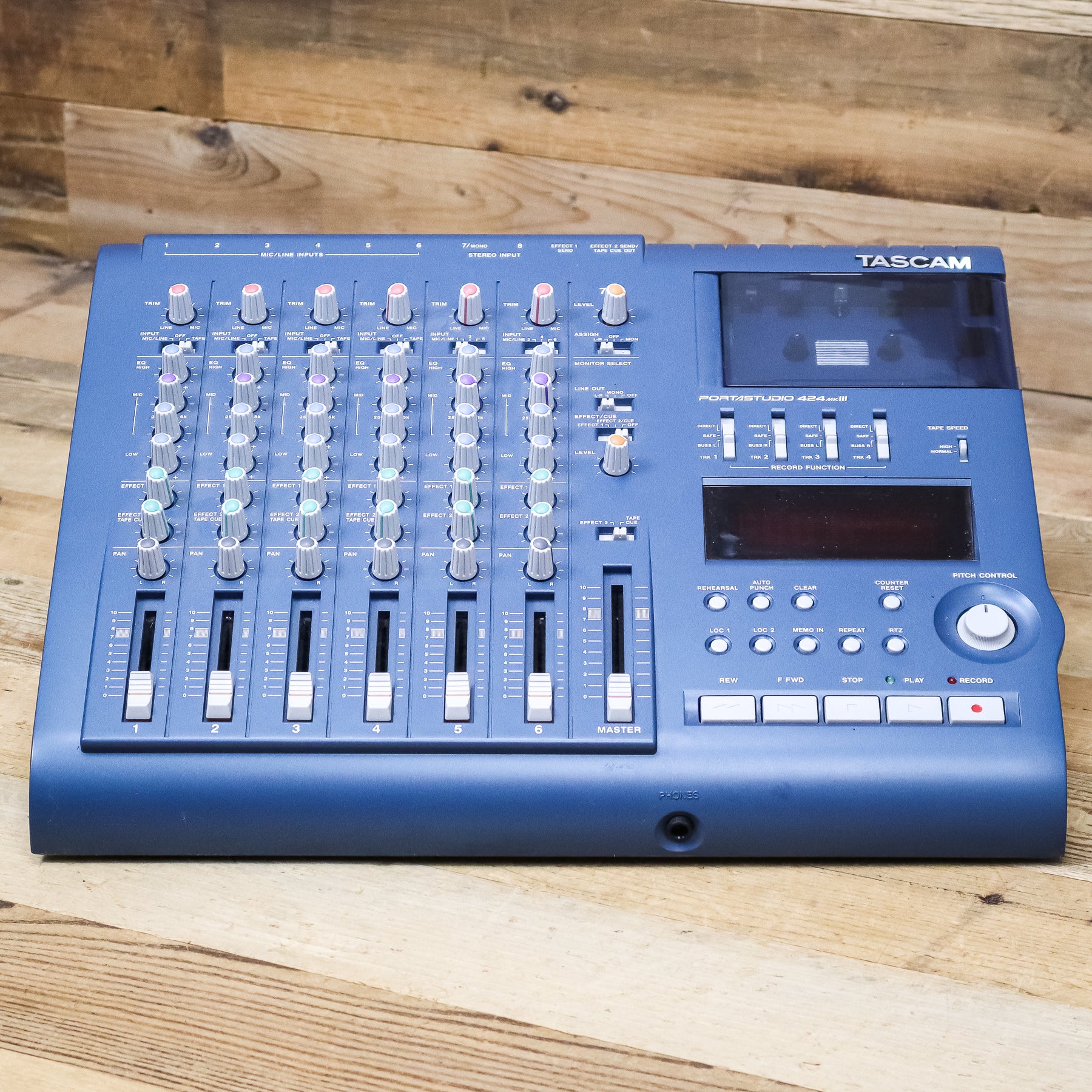 配信機器・PA機器・レコーディング機器 TASCAM PORTASTUDIO 424 MK III TASCAM 424 MKIII Portastudio 4 Track Recorder w/AC adapter 6