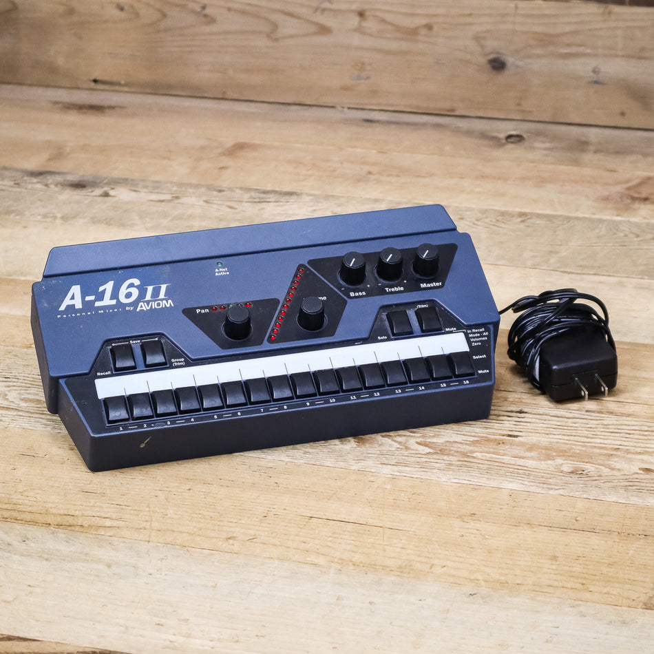 Aviom A-16II (A16-II) Personal Monitor Mixer with Power Adapter