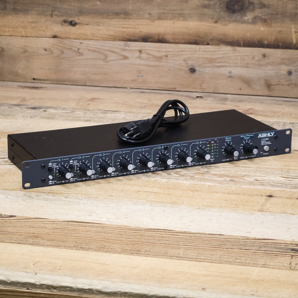 Ashly LX-308B (LX308B) Stereo 8-Channel Line Level Mixer