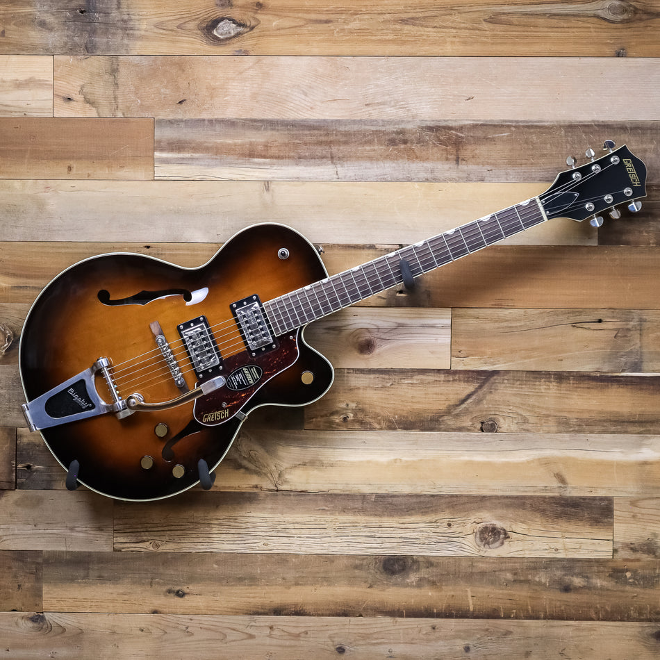 Gretsch G2420T Streamliner Hollow Body with Bigsby, Broad'Tron BT-3S Pickups, Robusto Burst