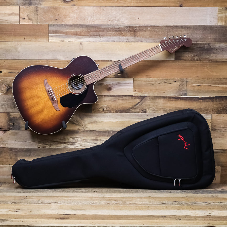 Fender Newporter Special Acoustic-Electric Guitar, Honey Burst