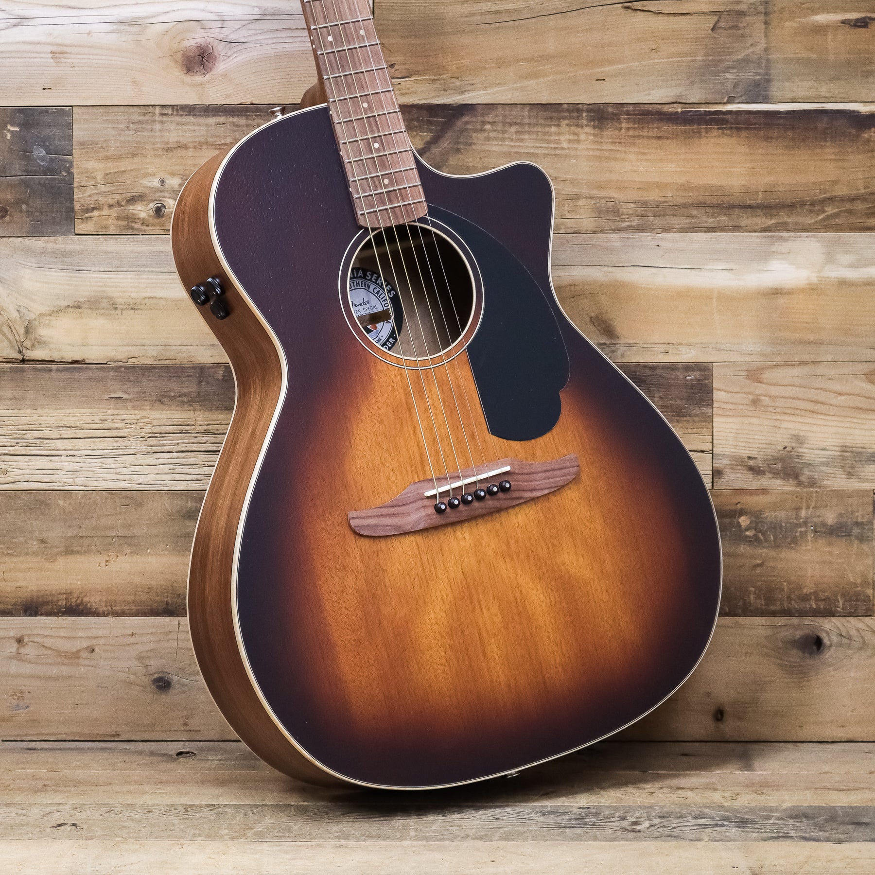 Fender Newporter Special Acoustic-Electric Guitar, Honey Burst