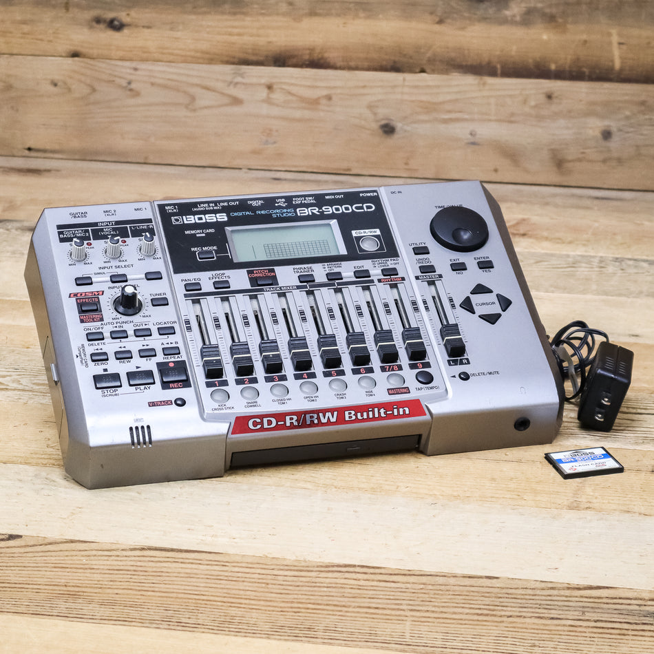 Boss BR-900CD (BR900CD) Digital 8-Track Multitrack Recorder