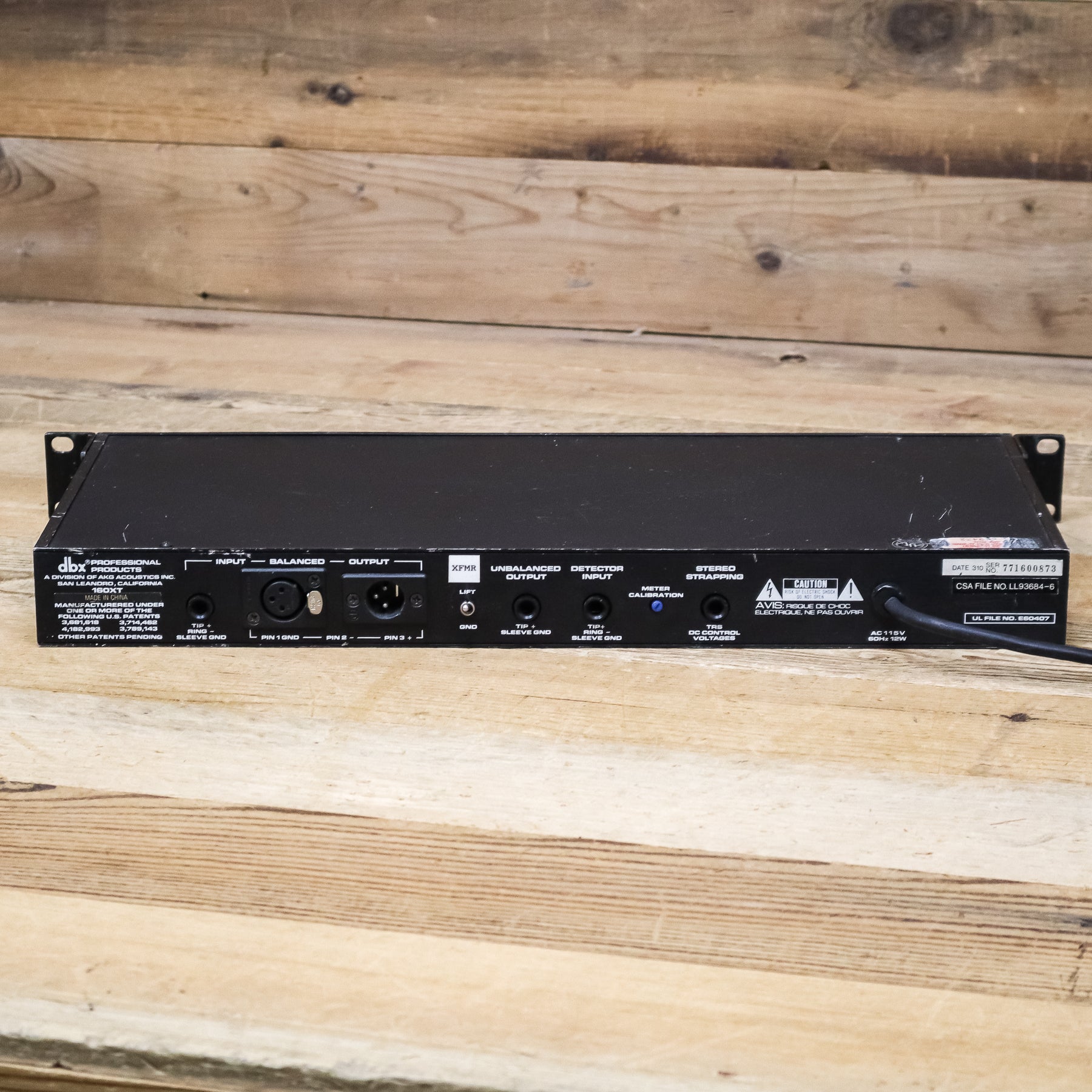 DBX 160XT ２台セット dbx 160X Compressors, stereo pair, Japan-made, set #59