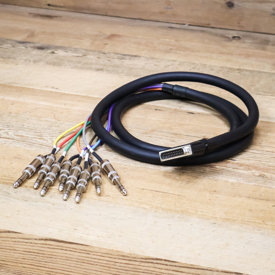 Hosa DTP-802 6-Foot 8-Channel DB25 to 1/4" TRS Balanced Snake