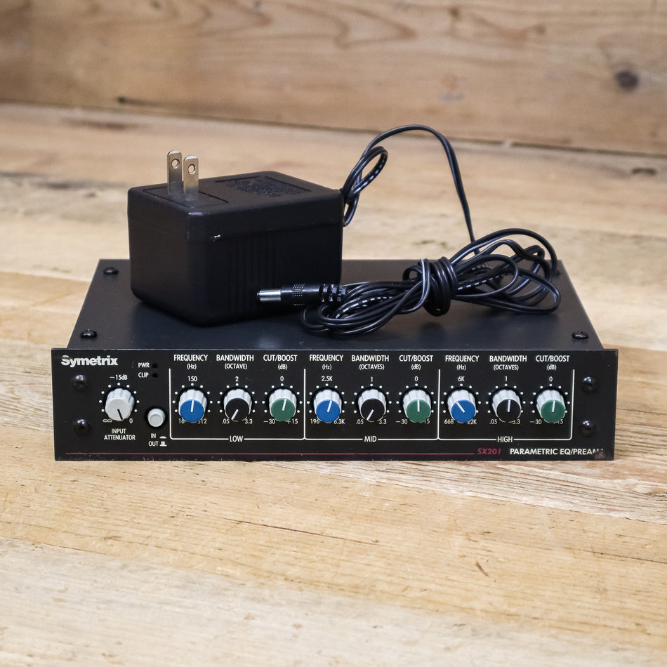 Symetrix SX201 (SX-201) Microphone Preamplifier with Parametric EQ