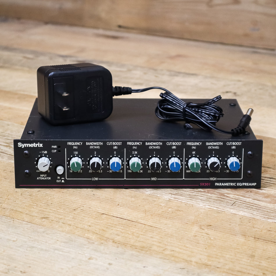 Symetrix SX201 (SX-201) Microphone Preamplifier with Parametric EQ