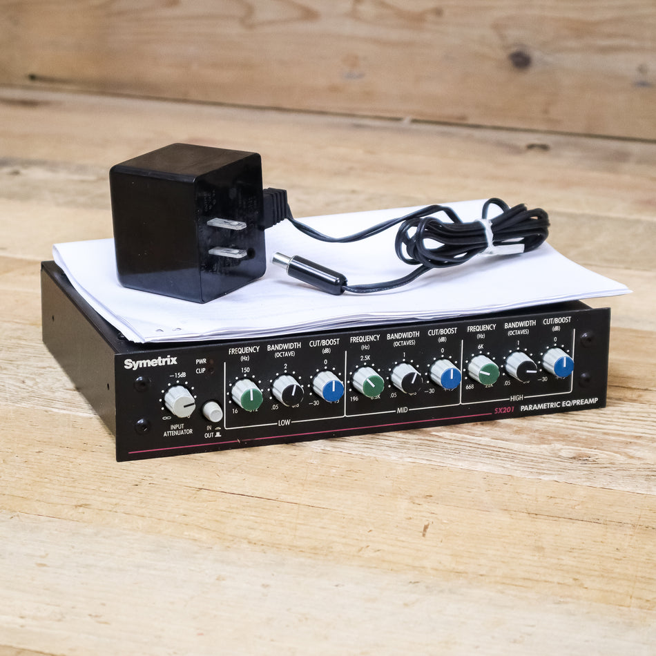 Symetrix SX201 (SX-201) Microphone Preamplifier with Parametric EQ