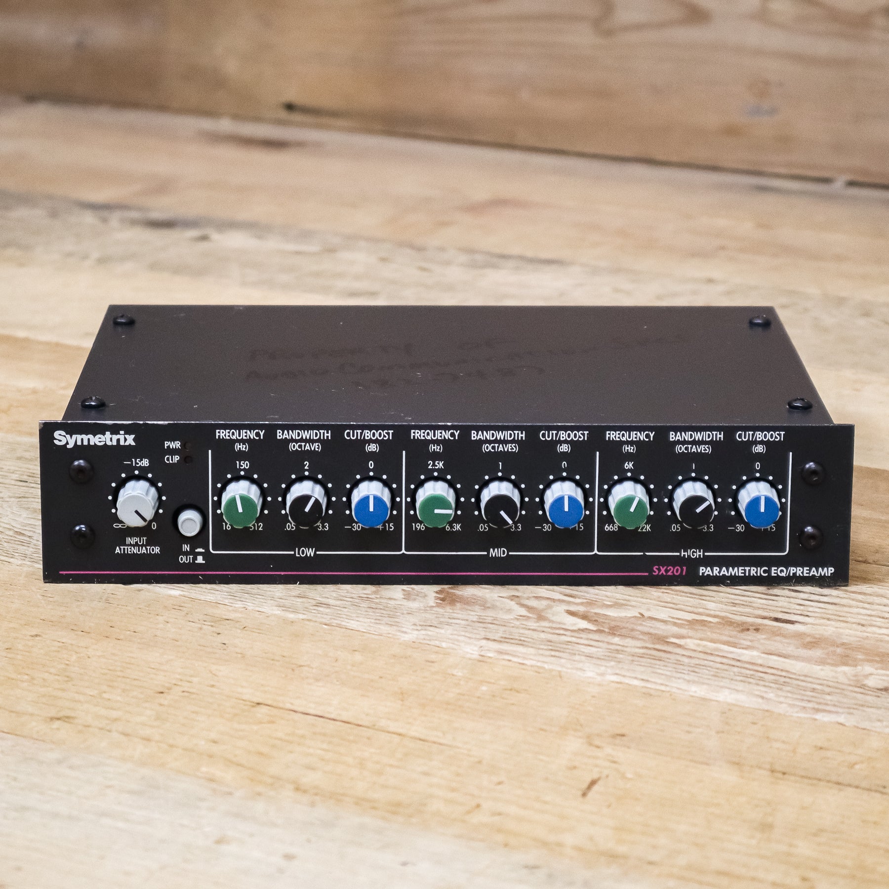 Symetrix SX201 (SX-201) Microphone Preamplifier with Parametric EQ