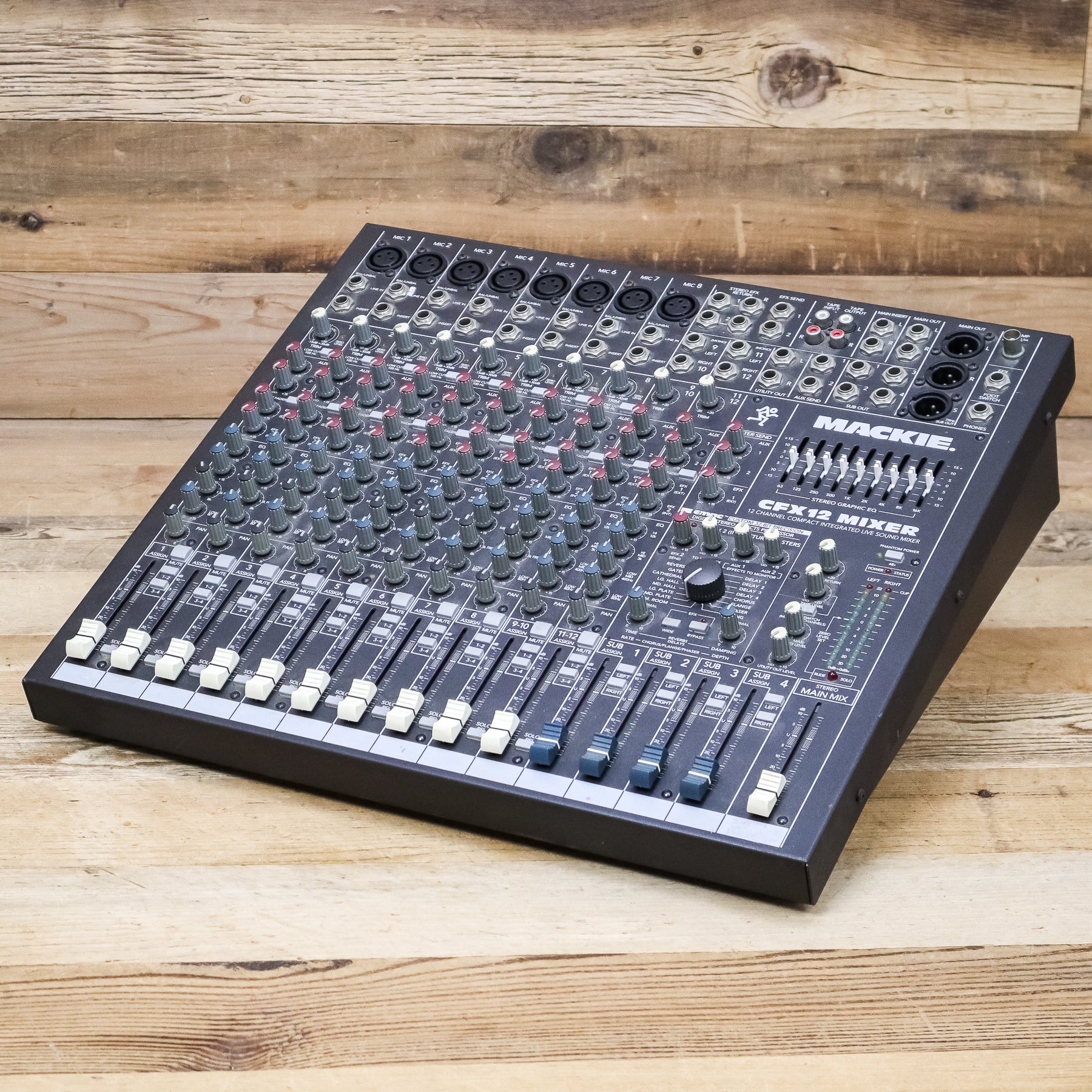 MACKIE CFX-12 ミキサー Mackie CFX12 (CFX-12) 12-Channel Mixer 8 XLR Mic Inputs