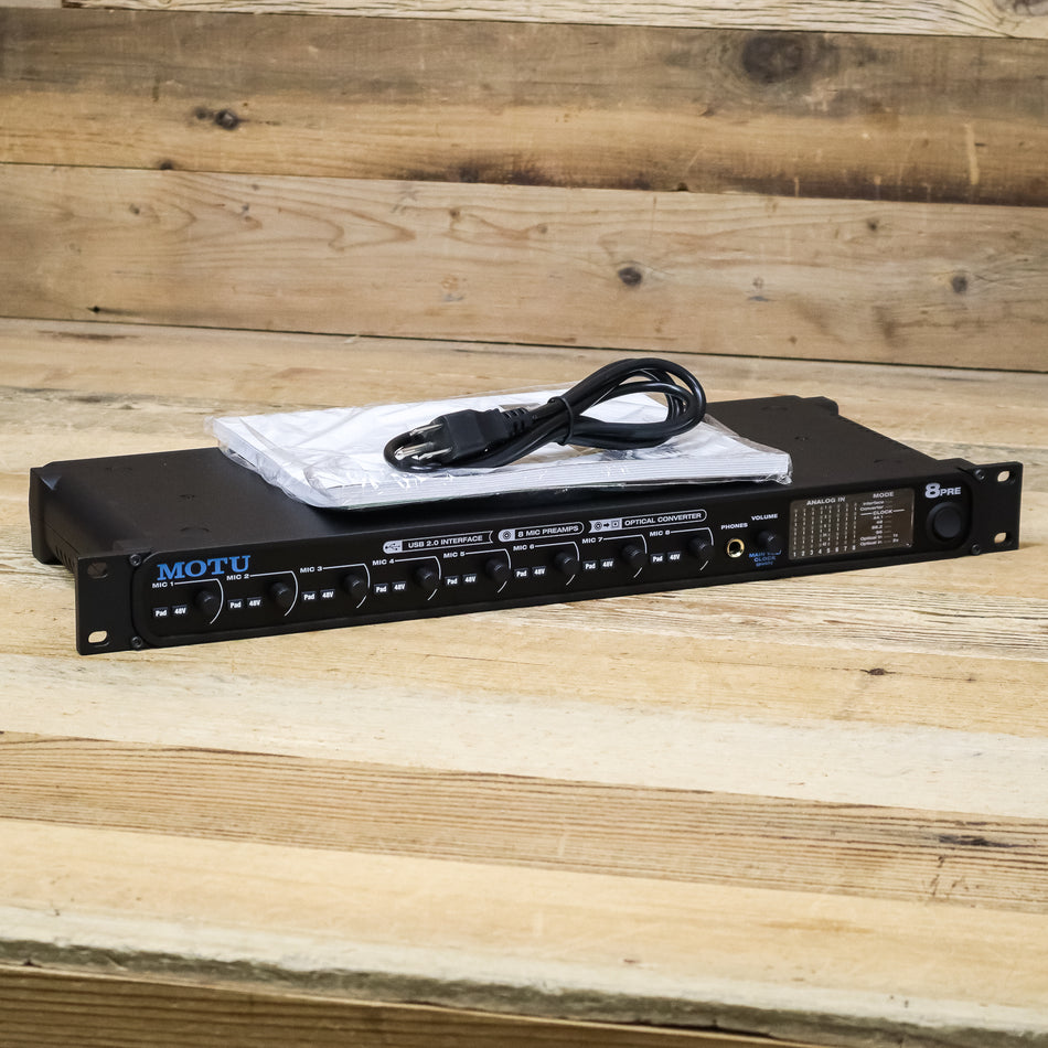 MOTU 8Pre (8-Pre) 16x12 USB Audio Interface
