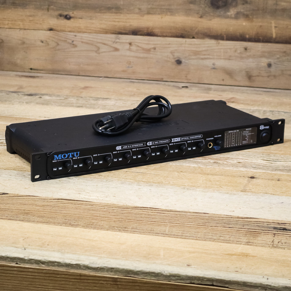 MOTU 8Pre (8-Pre) 16x12 USB Audio Interface