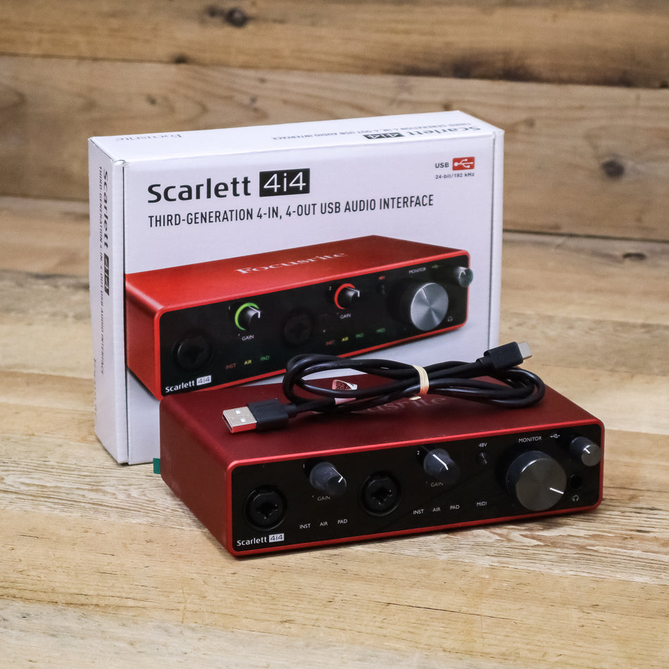 Focusrite Scarlett 4i4 (3rd Gen) USB Audio Interface