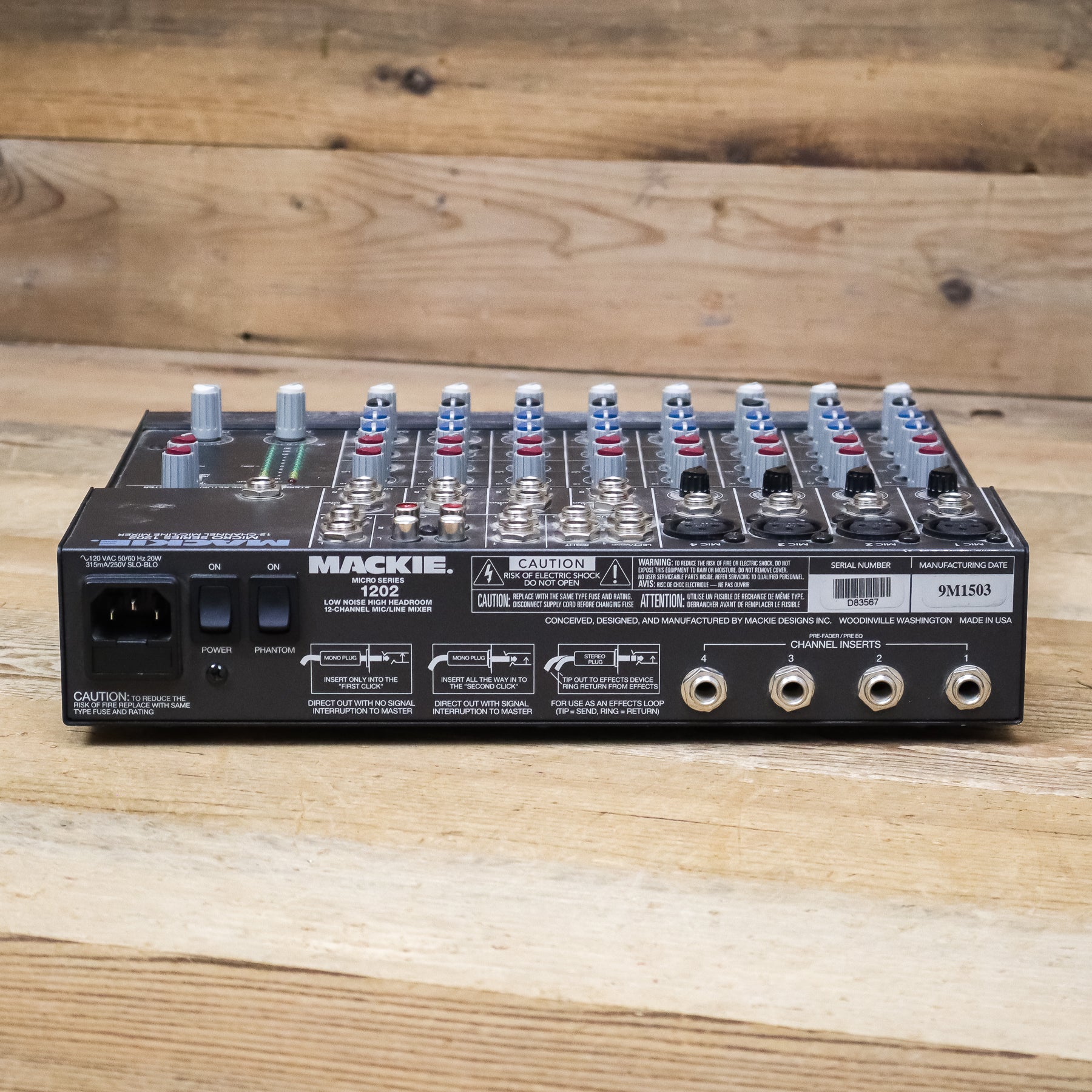 Mackie Micro Series 1202 初期型モデル Mackie Micro-Series 1202