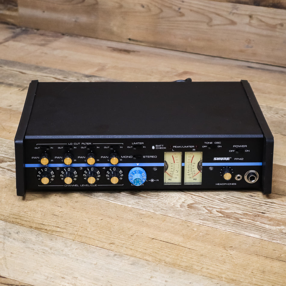 Shure FP42 (FP-42) 4-In/2-Out Mixer with Level Loc Limiter