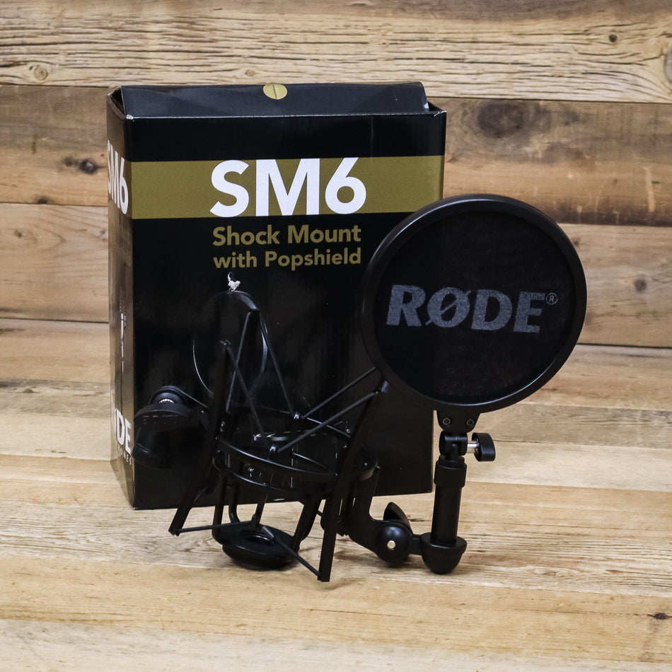 Rode SM6 Shock Mount with Pop Filter for NT1-A, NT2-A, NT1000, NT2000, NTK, K2, Procaster, Podcaster