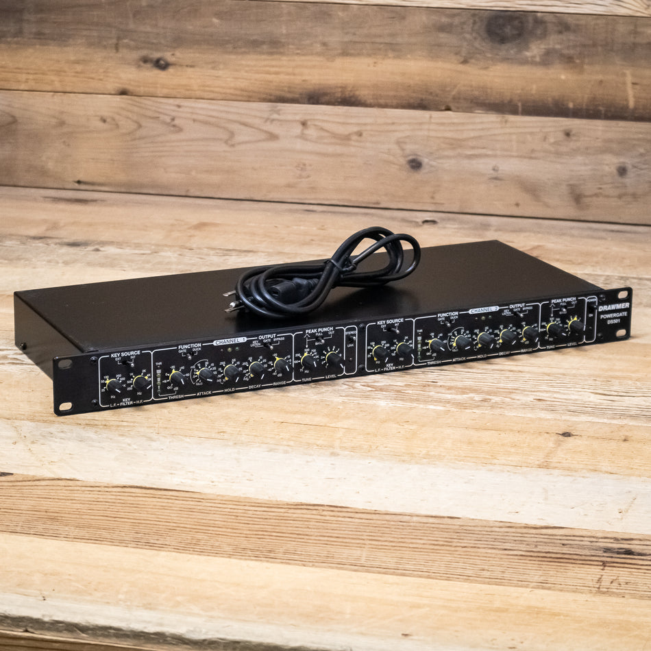 Drawmer DS501 (DS-501) Power Gate Dual-Channel Noise Gate with Peak Punch
