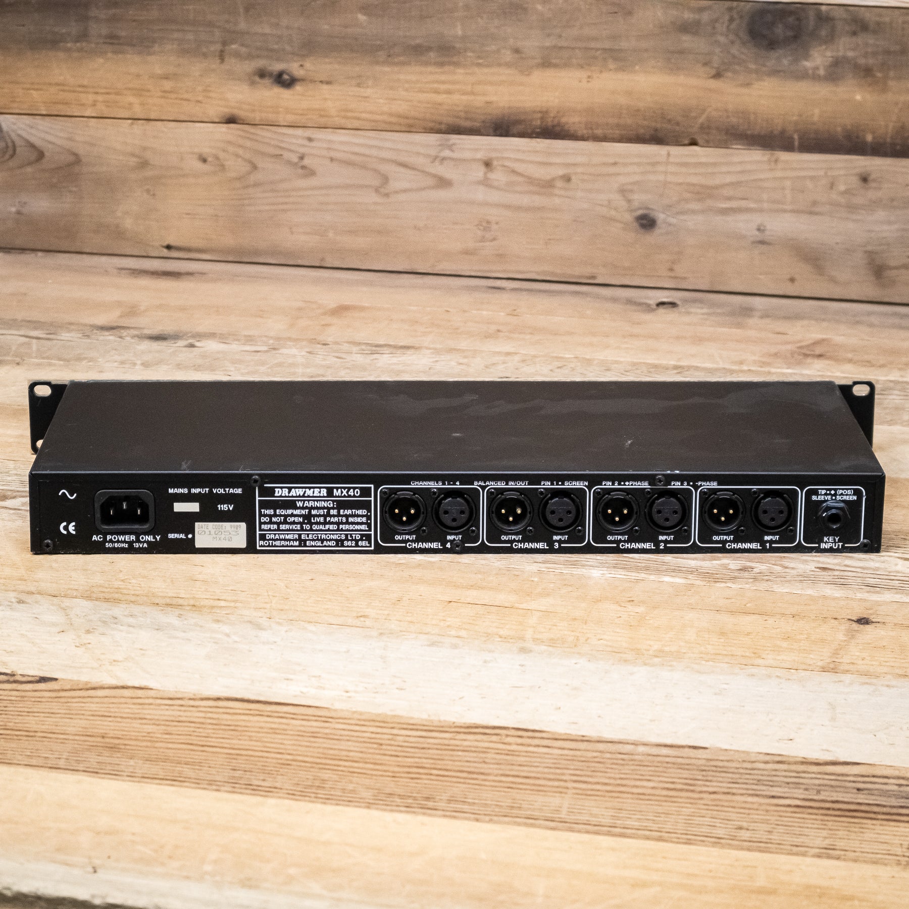 Drawmer MX40 (MX-40) Four-Channel Punch Gate – Pixel Pro Audio