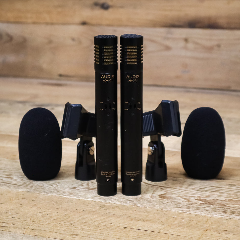 Audix ADX51 (ADX-51) Condenser Microphone Stereo Pair